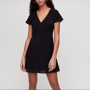 Aritzia Wilfred Nazaire Black Dress